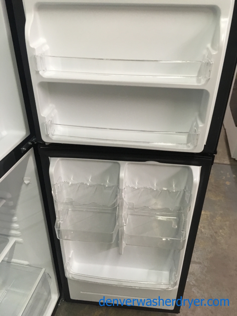 Beautiful Black Magic Chef Refrigerator, Quality Refurbished, 1-Year Warranty!