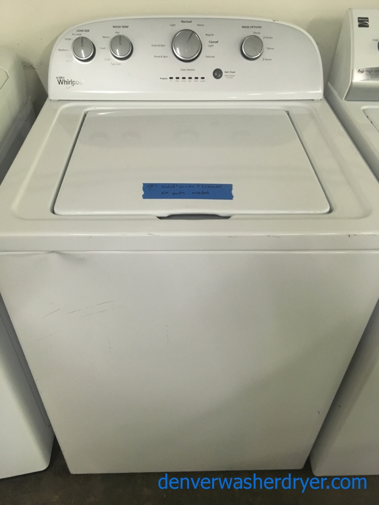 Large Images for Whirlpool VM Washing Machine w/Agitator 4562