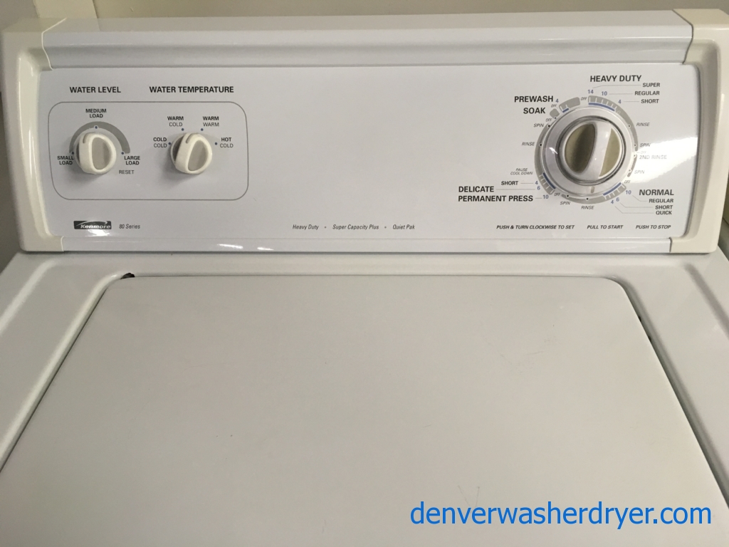 Large Images for Great Kenmore 80 Series Washer, HeavyDuty, Direct