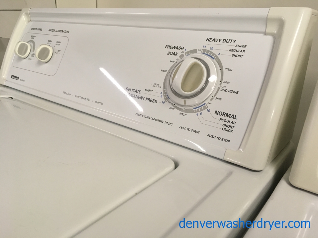 Great Kenmore 80 Series Washer, Heavy-Duty, Direct-Drive, Agitator, Quality Refurbished, 1-Year Warranty!