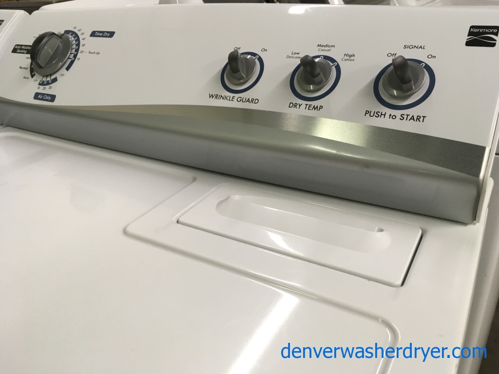 Groovy Kenmore Dryer, Electric, 29″, 220V, Quality Refurbished, 1-Year Warranty!
