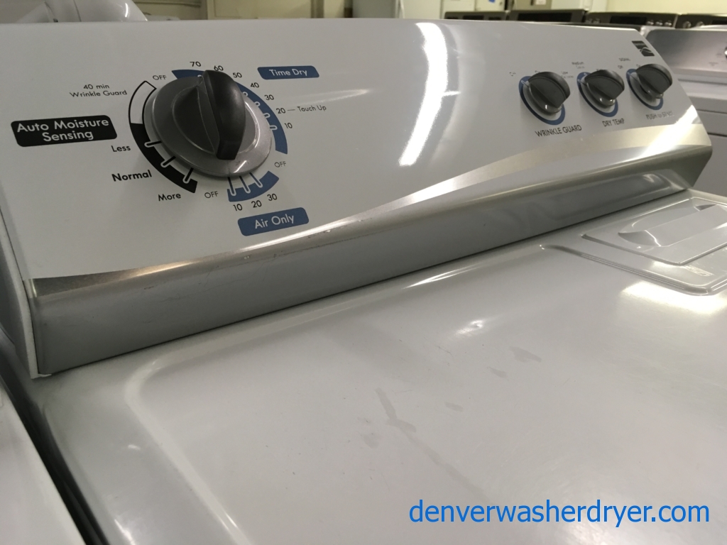 Groovy Kenmore Dryer, Electric, 29″, 220V, Quality Refurbished, 1-Year Warranty!