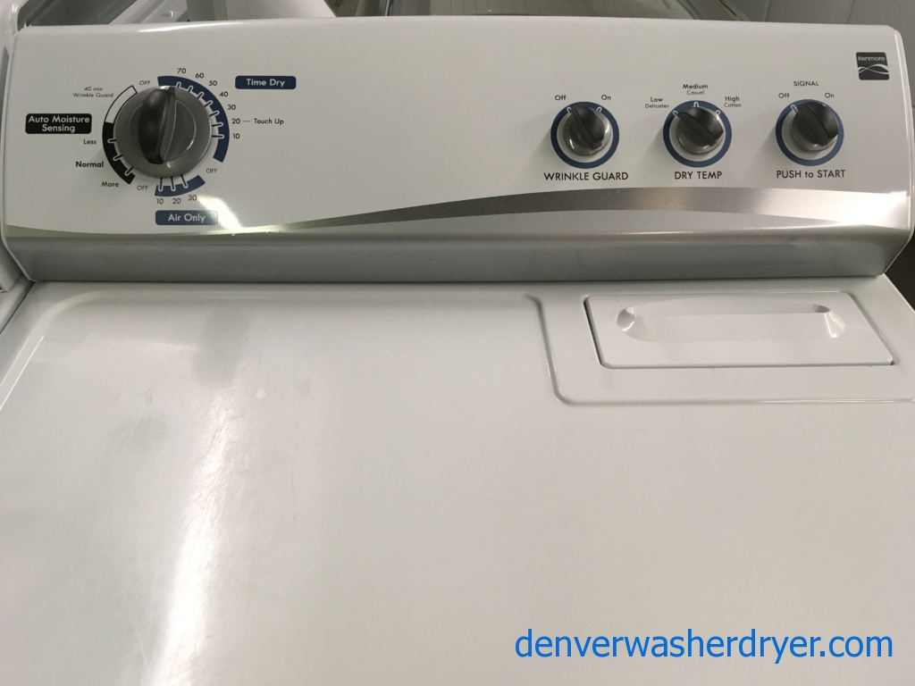 Groovy Kenmore Dryer, Electric, 29″, 220V, Quality Refurbished, 1-Year Warranty!