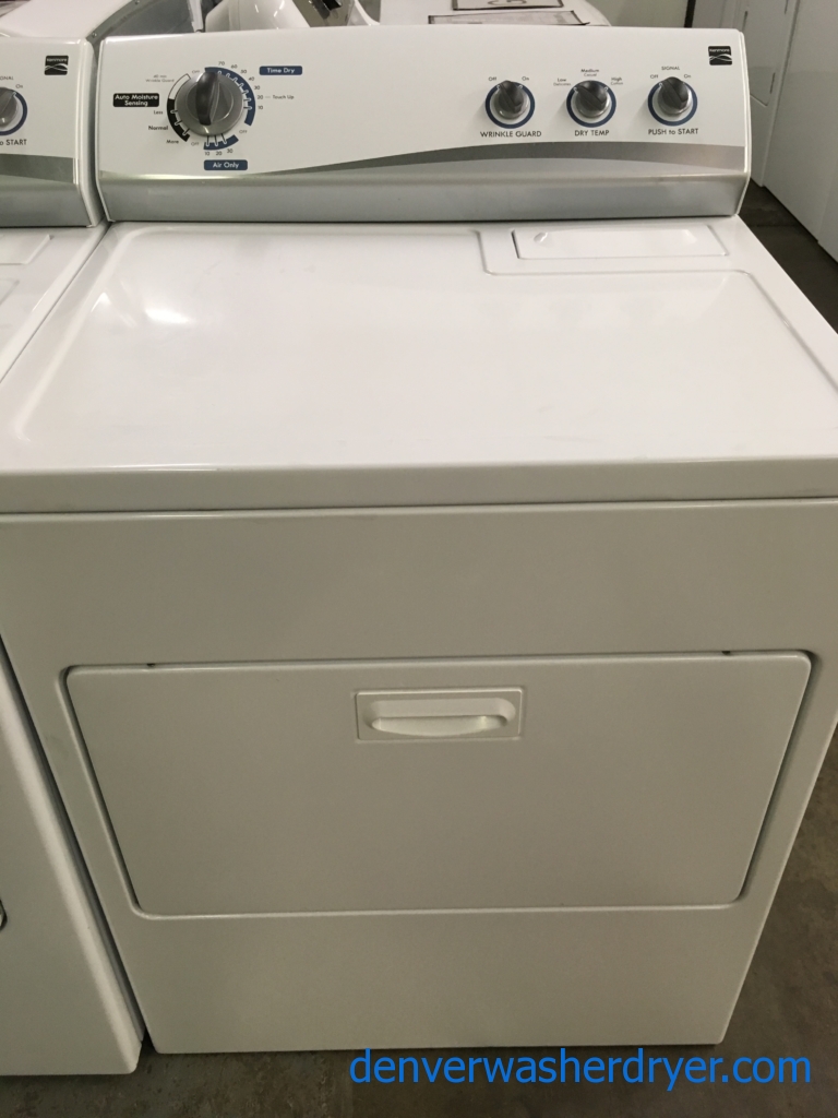 Groovy Kenmore Dryer, Electric, 29″, 220V, Quality Refurbished, 1-Year Warranty!