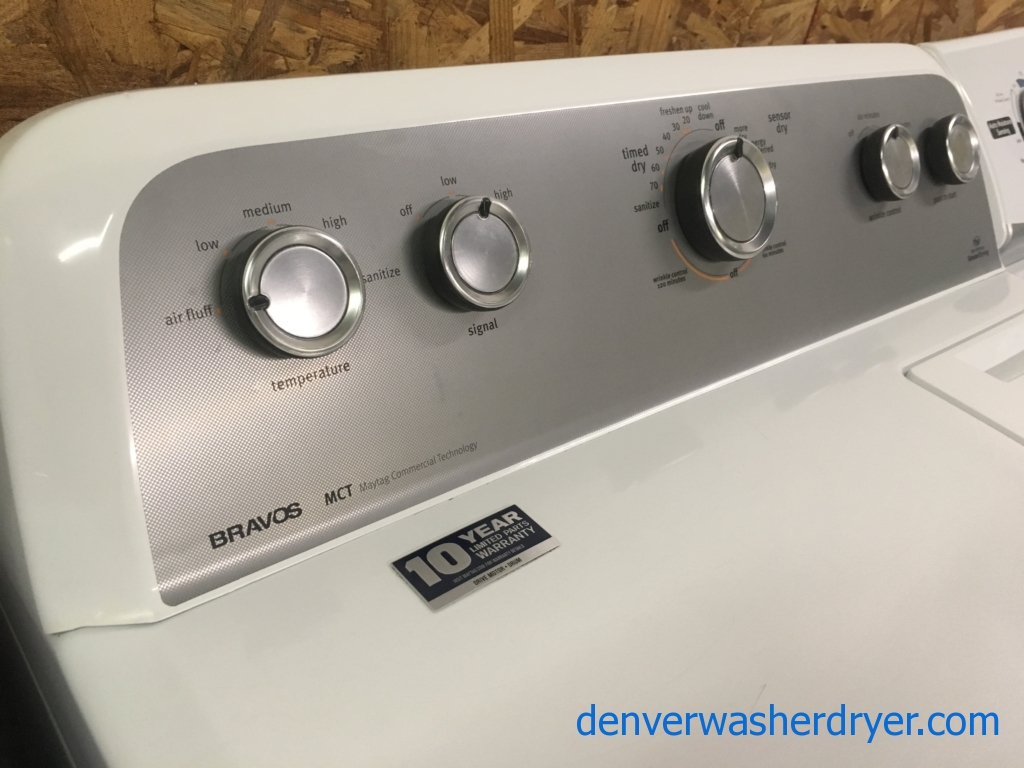 Large Images for Awesome Maytag Dryer, 29″ Wide, 220V, Sanitize Cycle