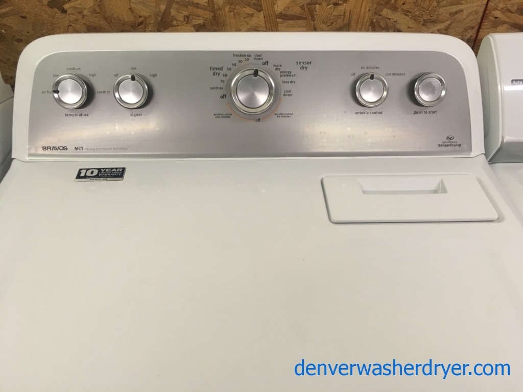 Large Images for Awesome Maytag Dryer, 29″ Wide, 220V, Sanitize Cycle