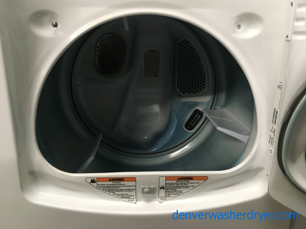 Awesome Whirlpool Cabrio Dryer, 220V, 29″, Wrinkle Guard, Quality Refurbished, 1-Year Parts Warranty!