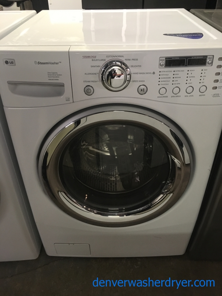 Large Images for Beautiful LG FrontLoad Washer, White, HE, EnergyStar