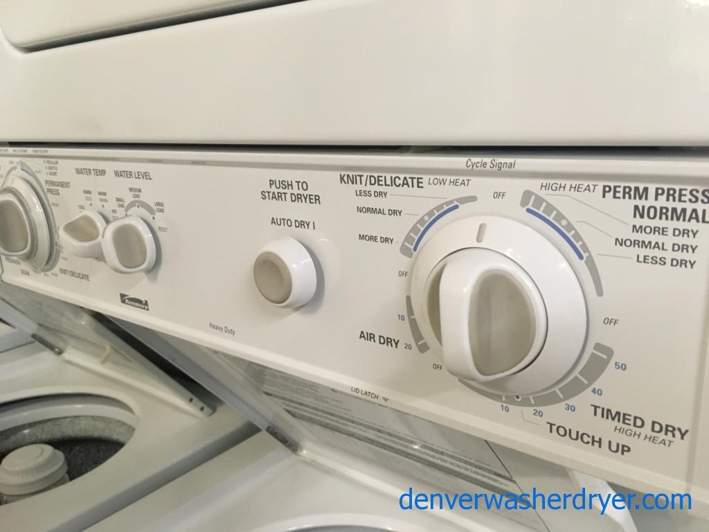 Heavy-Duty Kenmore Unitized Washer/Dryer, Capacity 1.5 Cu.Ft., Quality Refurbished, 1-Year Warranty!