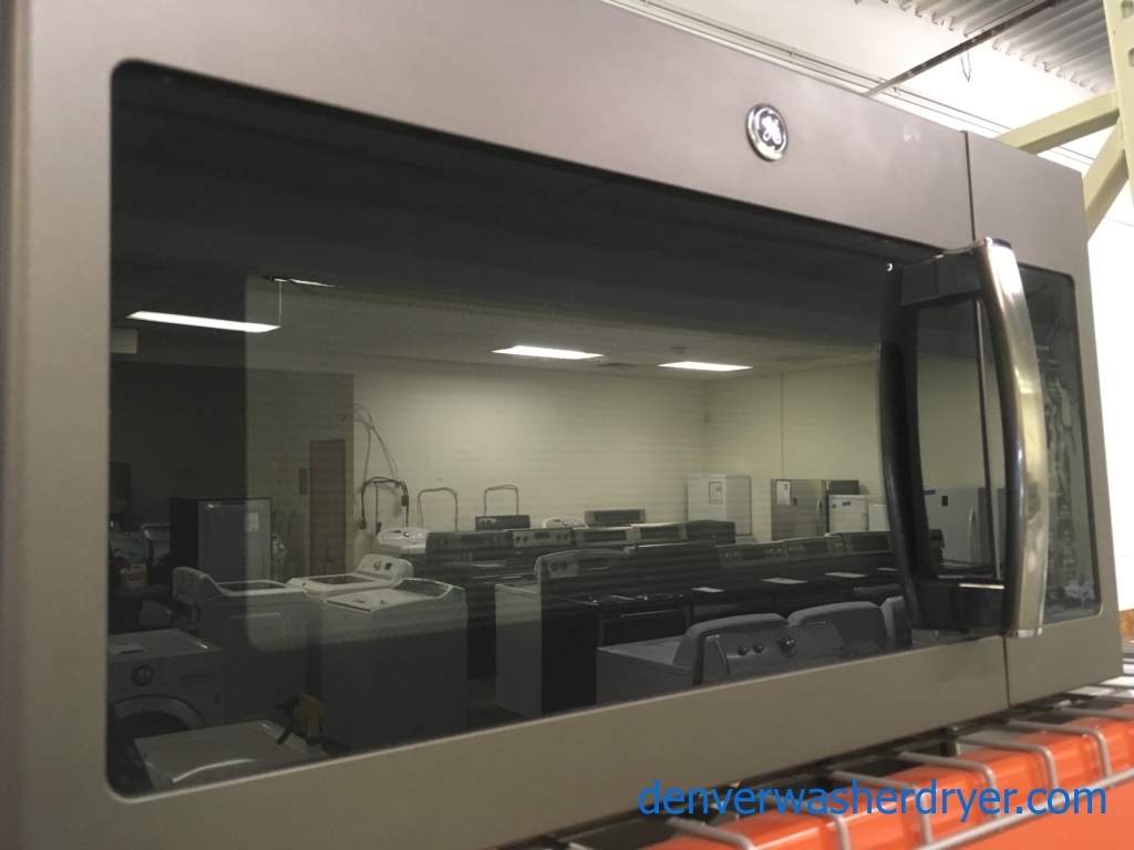 NEW!! Great GE Over the Range Microwave, Slate, Capacity 1.7 Cu.Ft., 1-Year Warranty!