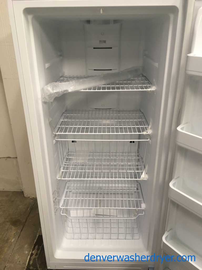 NEW! Insignia Convertible Freezer/Refrigerator, White, 61″ Tall, 1-Year Parts Warranty!