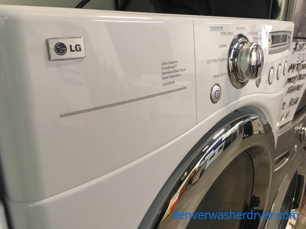 LG Front-Load Washer Dryer Set