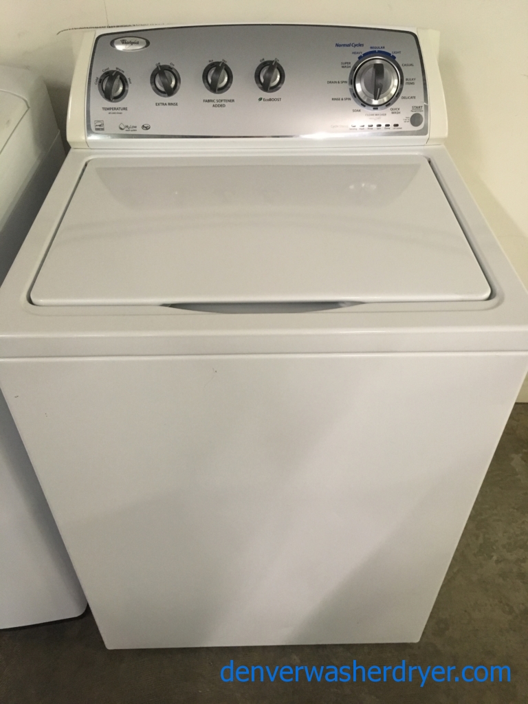 Large Images for Wonderful Whirlpool Washer, EcoBoost, HE, EnergyStar