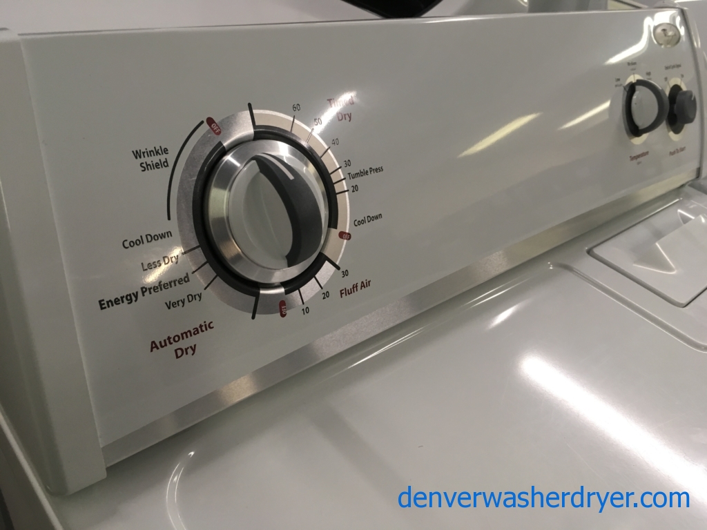 Whirlpool Dryer, 220V, 29″ Wide, 6.5 Cu. Ft. Capacity, Quality Refurbished, 1-Year Warranty!