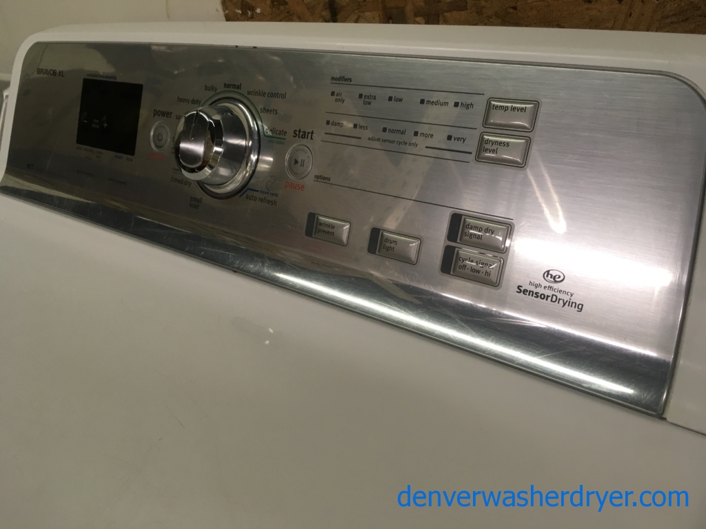 Marvelous Maytag Bravos Washer And Dryer , Electric, HE, Steam, Sanitary, Quality Refurbished, 1-Year Warranty!