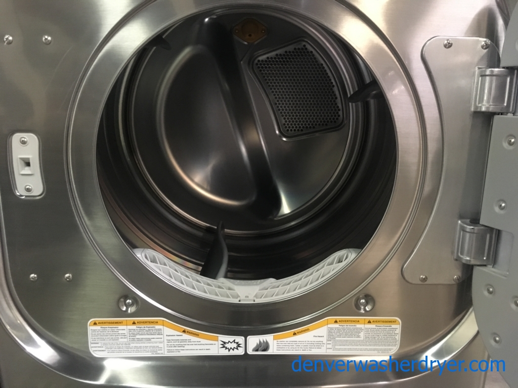 Large Images for LG Graphite Steel FrontLoad Set, w/ Pedestals, 220V