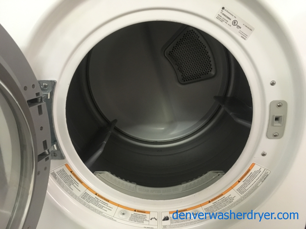 Front-Load LG TROMM Set, White, Super Capacity, 220V, Water Plus Option, Sense Dry, Quality Refurbished, 1-Year Warranty!