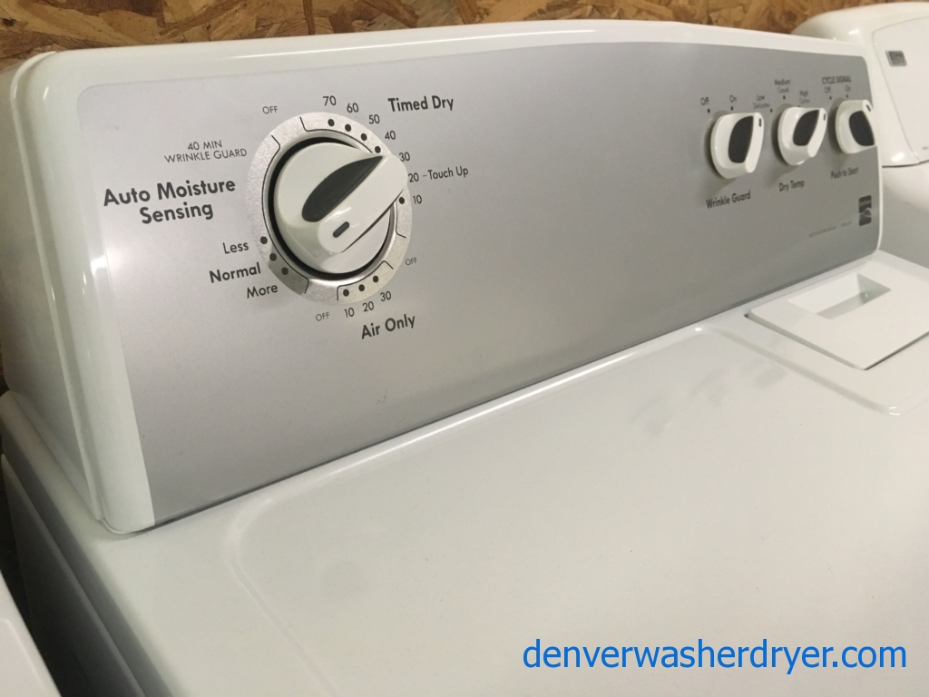 Nice Kenmore 500 Series Dryer, Electric, 29″ Wide, Moisture Sensing, Quality Refurbished, 1-Year Warranty!