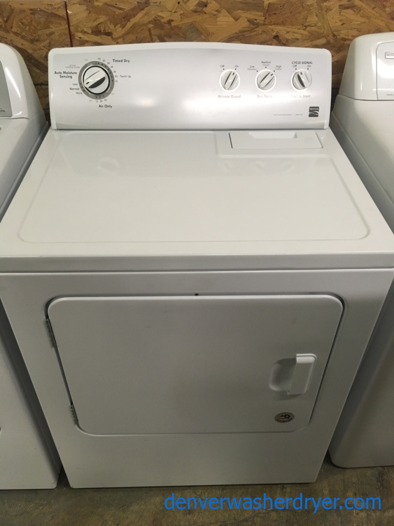 Nice Kenmore 500 Series Dryer, Electric, 29″ Wide, Moisture Sensing, Quality Refurbished, 1-Year Warranty!