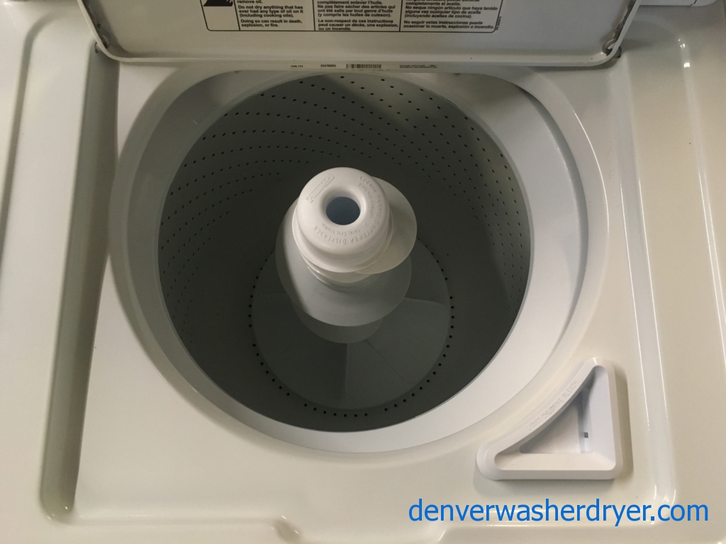 Nice Kenmore 80 Series Set, Electric, Agitator, 29″ Wide,  Super Capacity, Quality Refurbished, 1-Year Warranty!