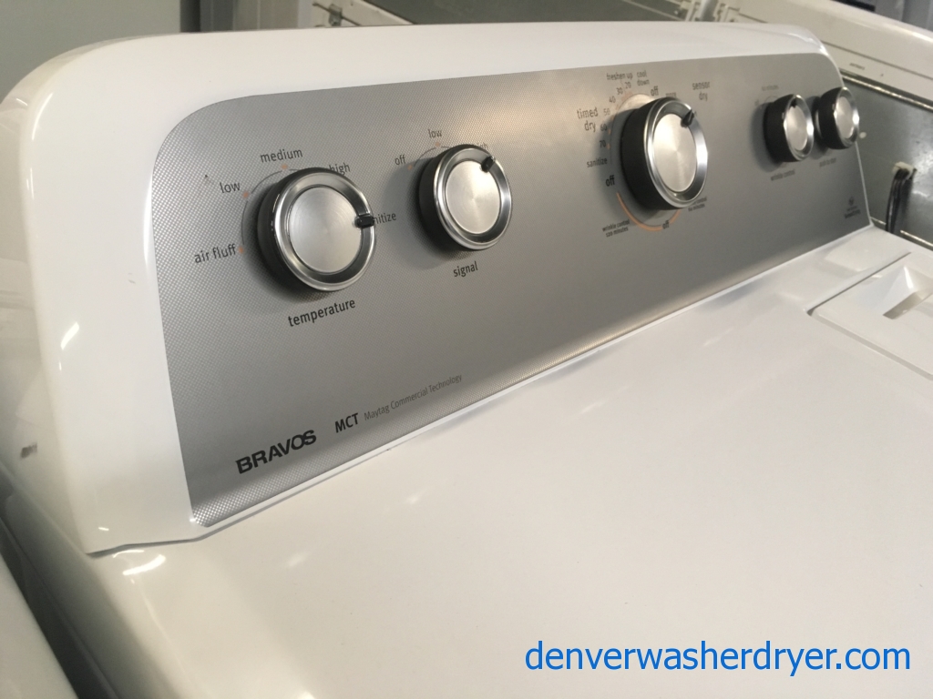 Lightly Used! Maytag MCT Dryer, Heavy-Duty, Sanitize Feature, Wrinkle Control, Quality Refurbished, 1-Year Warranty!