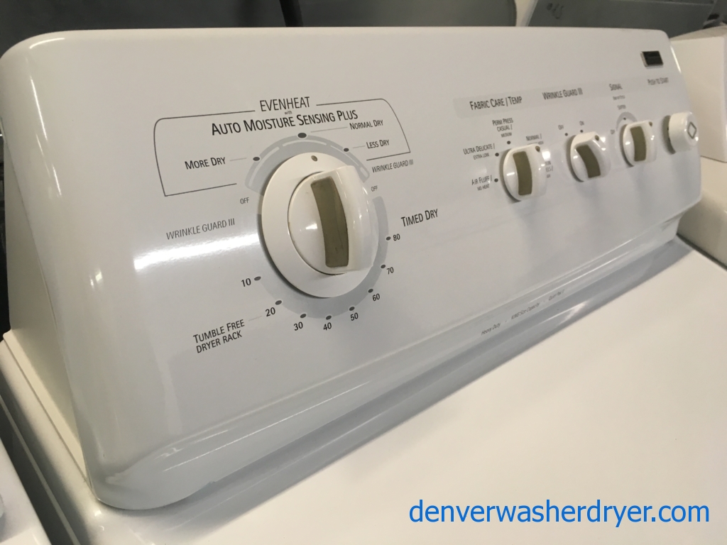 Kenmore ELITE Dryer, King Size Capacity, Heavy-Duty, 220V, Wrinkle Guard Feature, Quality Refurbished, 1-Year Warranty!
