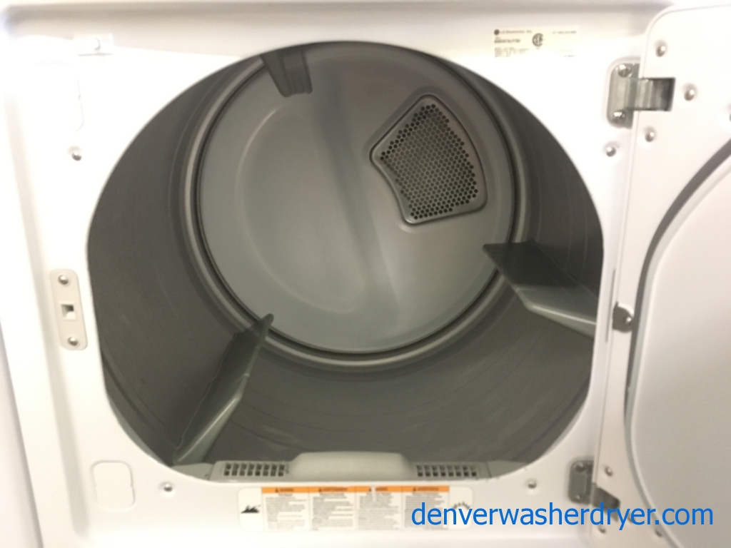 LG Top-Load Washer and Dryer Set, Direct-Drive, HE, Wrinkle Care Option, Electric, Quality Refurbished, 1-Year Warranty!