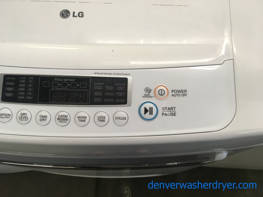LG Top-Load Washer and Dryer Set, Direct-Drive, HE, Wrinkle Care Option, Electric, Quality Refurbished, 1-Year Warranty!