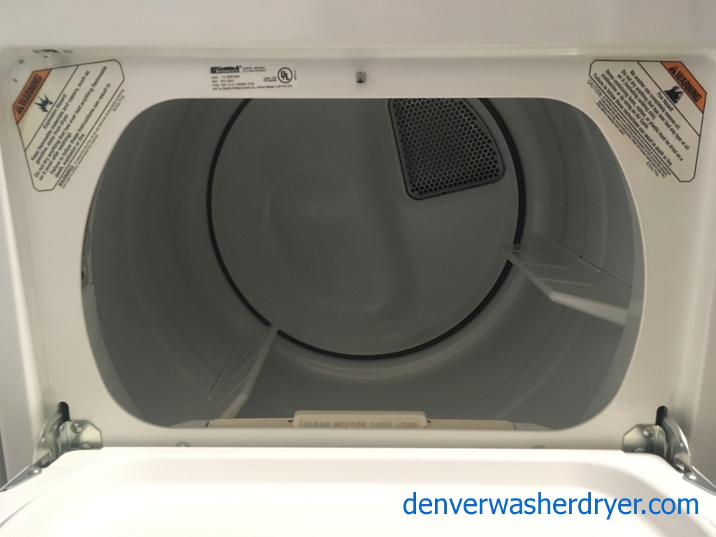 Great Heavy-Duty Kenmore ELITE Dryer, 27″ Wide, Electric, Wrinkle Guard Option, King Size Capacity, Quality Refurbished, 1-Year Warranty!