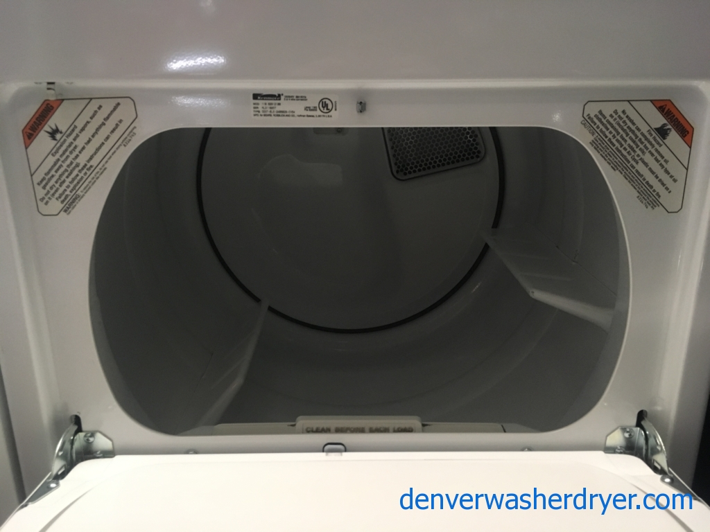 Lovely Kenmore Washer and Dryer Set, Heavy-Duty, Electric, Agitator, 27″ Wide, Wrinkle Guard, Quality Refurbished, 1-Year Warranty!