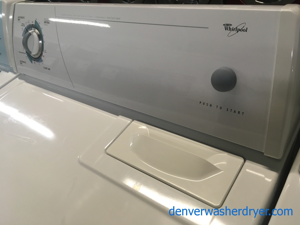 Whirlpool Washer and Dryer Set, Electric, Agitator, Quality Refurbished, 1-Year Warranty!