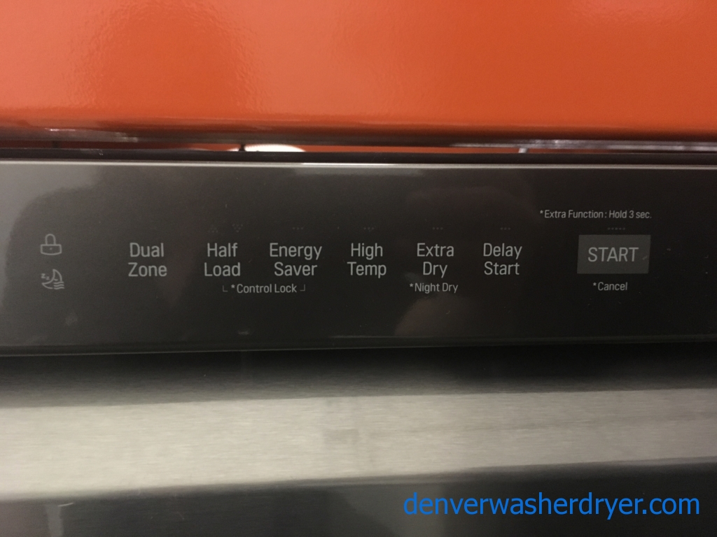 Great LG Dishwasher, Black Stainless, Built-In, Sensor Clean, Download Cycle, Quality Refurbished, 1-Year Warranty!