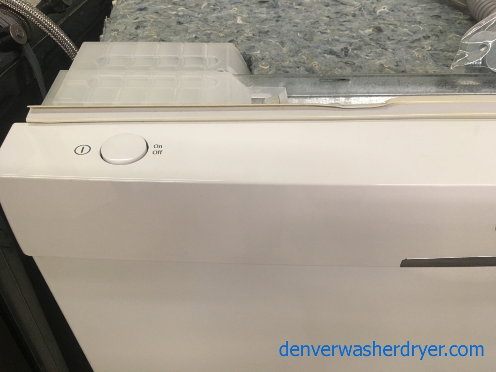 Great BOSCH Dishwasher, Built-In, White, Stainless Interior, Rinse-Aid Dispenser, Energy-Star Rated, Quality Refurbished, 1-Year Warranty!