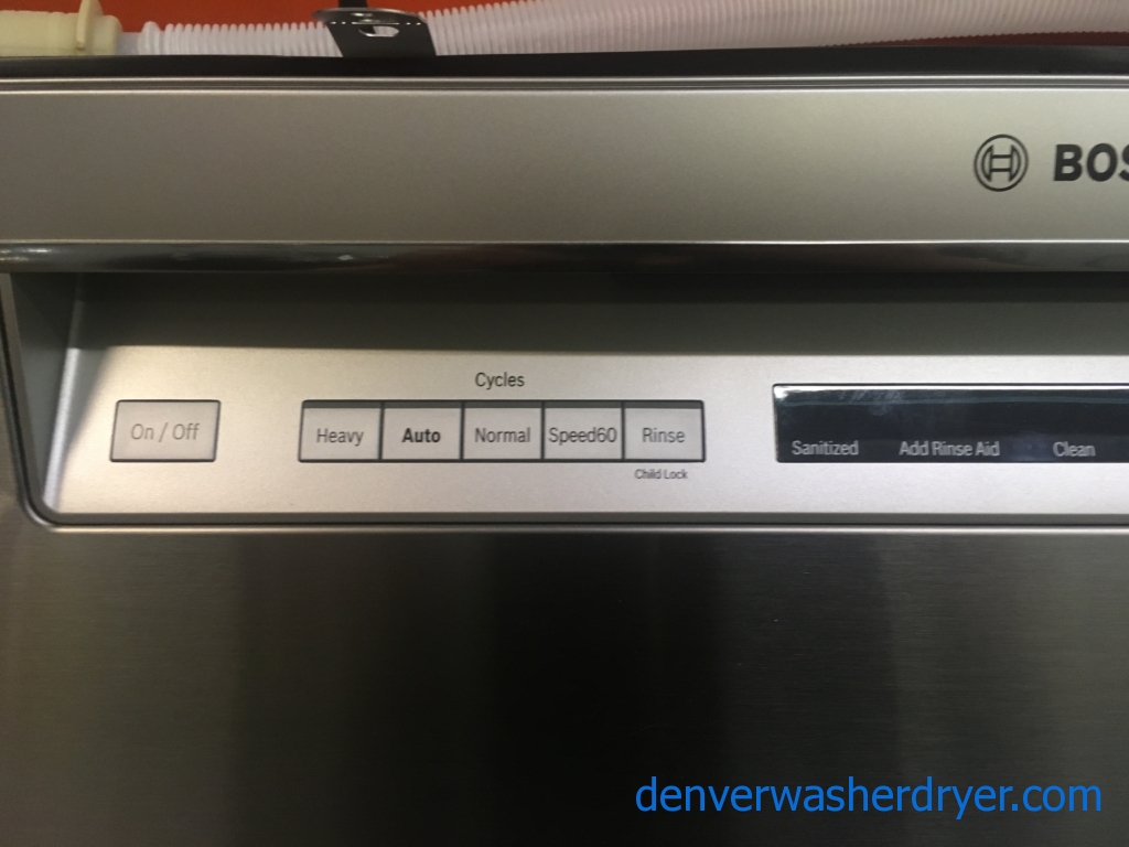 Large Images for NEW!! Bosch Dishwasher, BuiltIn, Recessed Handle