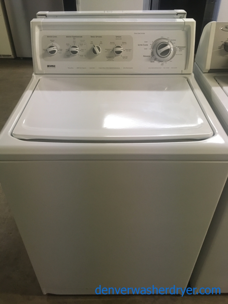 Kenmore ELITE Washer, Agitator, Heavy-Duty, Capacity 3.2 Cu.Ft., Extra Rinse Option, Quality Refurbished, 1-Year Warranty!