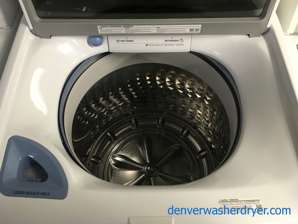 Large Images for NEW!! Samsung AquaJet Washer, Deep Clean, Glass Lid