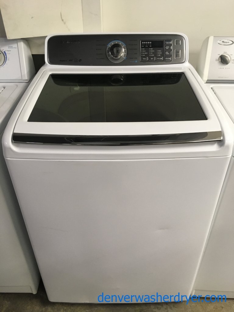 Large Images for NEW!! Samsung AquaJet Washer, Deep Clean, Glass Lid