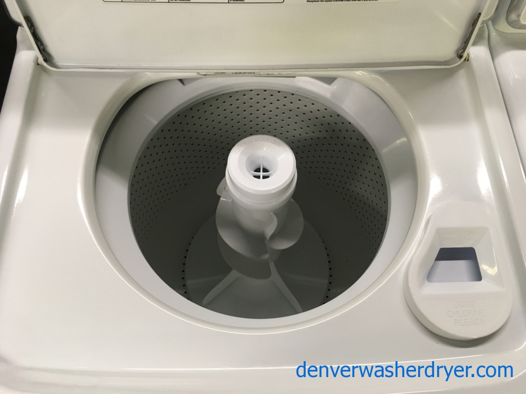 Maytag Legacy Series Set, Electric, Agitator, 29″ Wide, Capacity 7.0 Cu.Ft., Wrinkle Prevent, Quality Refurbished, 1-Year Warranty!