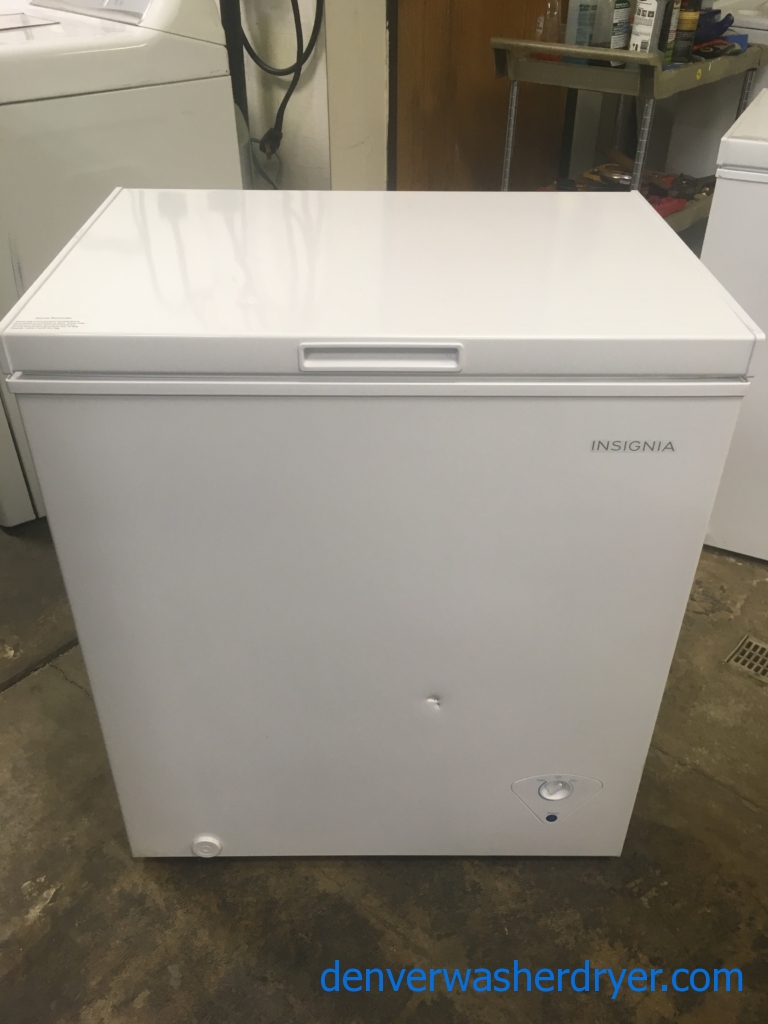 Large Images for NEW!! Insignia Chest Freezer, White, Capacity 5.0 Cu