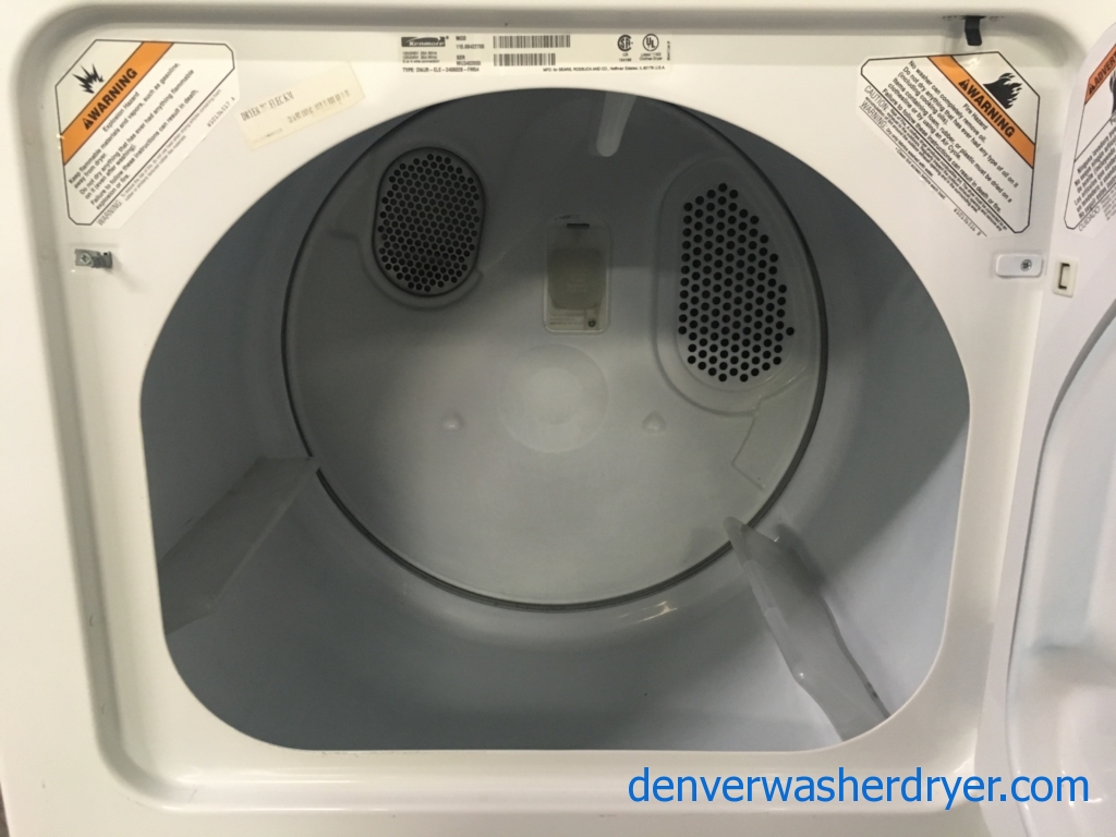 Large Images for Kenmore 400 Dryer, Auto Dry, 29″ Wide, 220V, Wrinkle