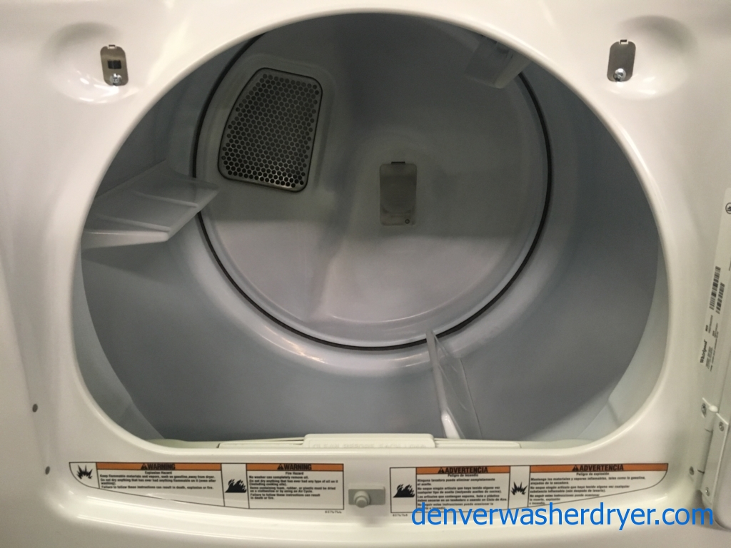 Large Images for Wonderful Whirlpool Cabrio Dryer, 29″ Wide, Wrinkle