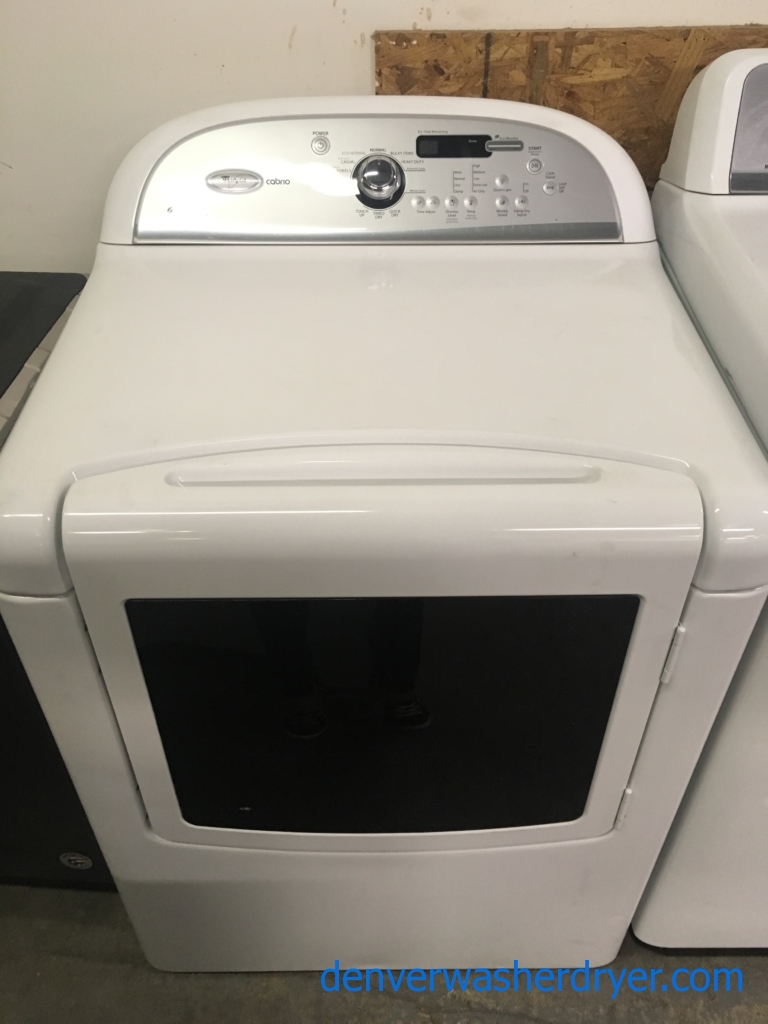 Large Images for Wonderful Whirlpool Cabrio Dryer, 29″ Wide, Wrinkle