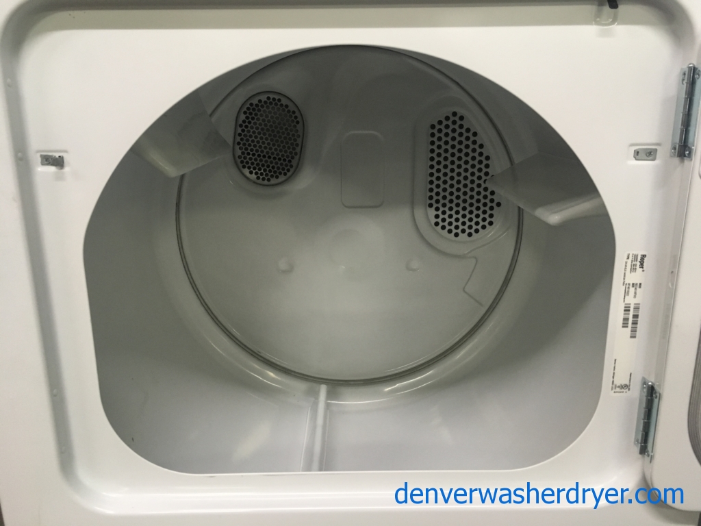 Nice Roper by Whirlpool Dryer, 220V, 29″ Wide, Capacity 7.0 Cu.Ft., Wrinkle Prevent Option, Quality Refurbished, 1-Year Warranty!