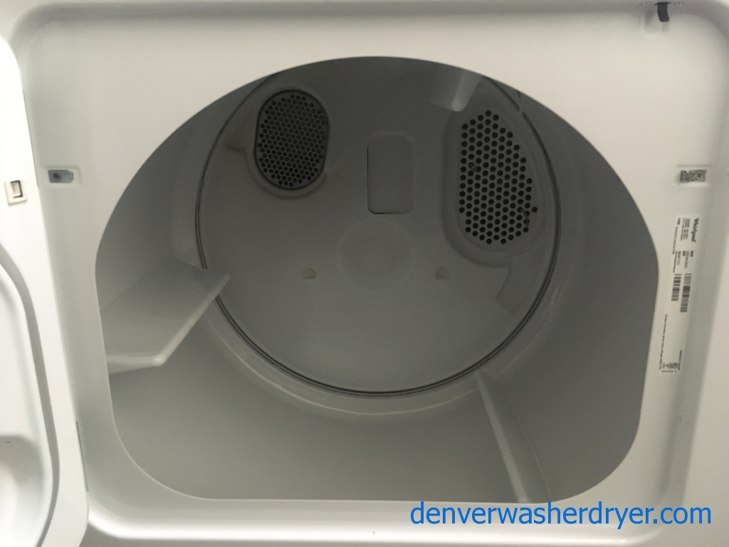 Great Roper by Whirlpool Dryer, 220V, 29″ Wide, Capacity 7.0 Cu.Ft., Wrinkle Prevent Option, Quality Refurbished, 1-Year Warranty!