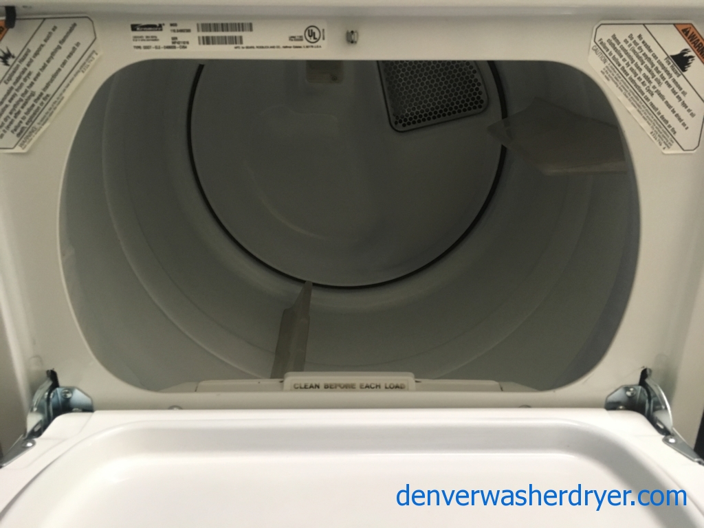 Heavy-Duty Kenmore Dryer, 27″ Wide, 220V, Capacity 7.0 Cu.Ft., Wrinkle Guard Option, Quality Refurbished, 1-Year Warranty!
