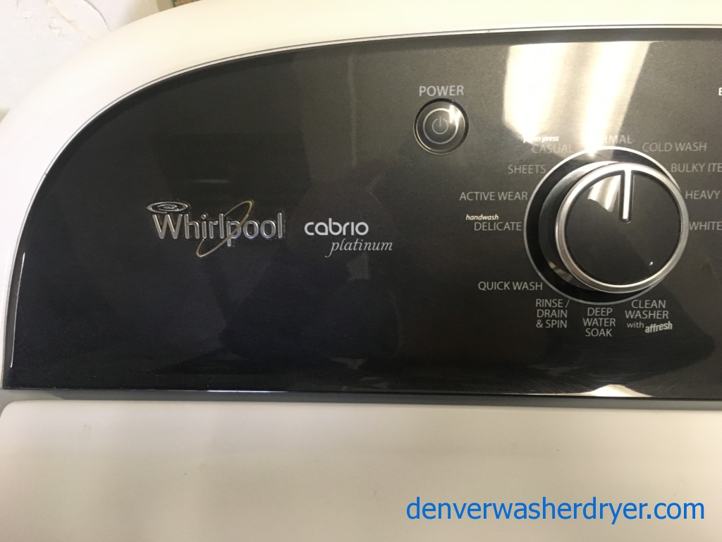 Awesome Whirlpool Mix-Match COB W/D Set, 1-Year Warranty!