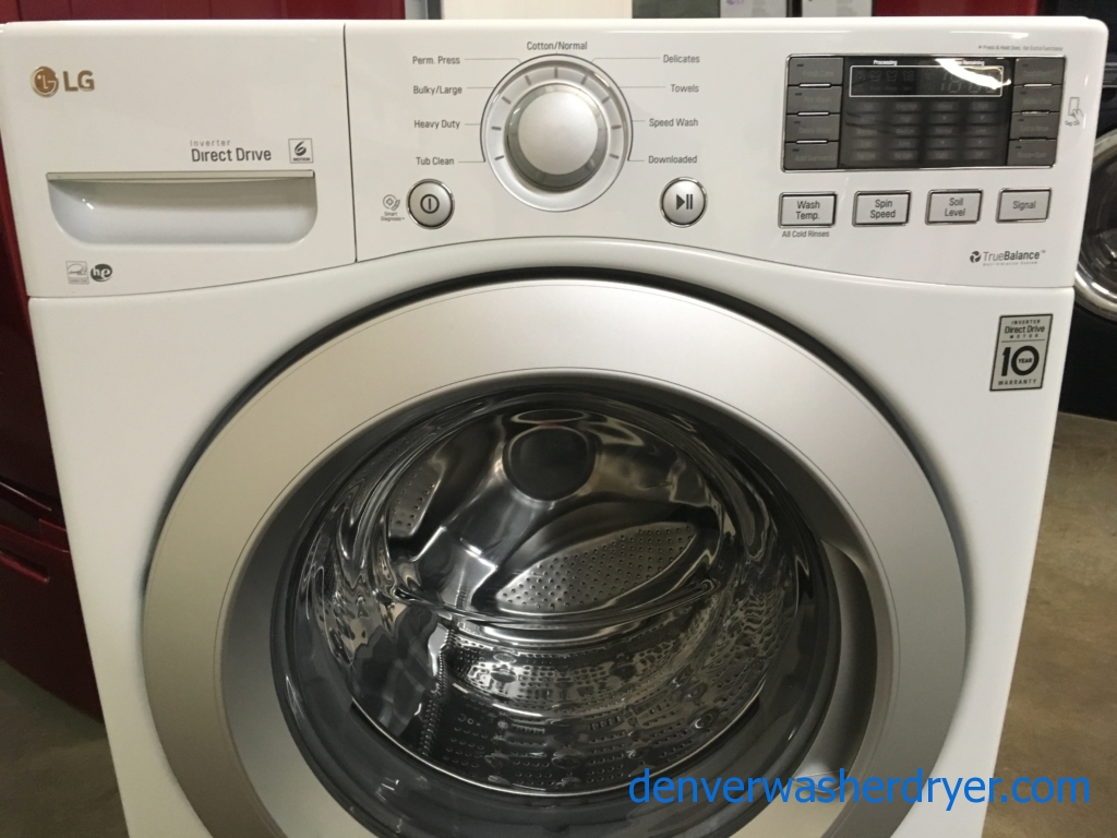 Large Images for LG FrontLoad Washer, White, Capacity 4.5 Cu.Ft., HE