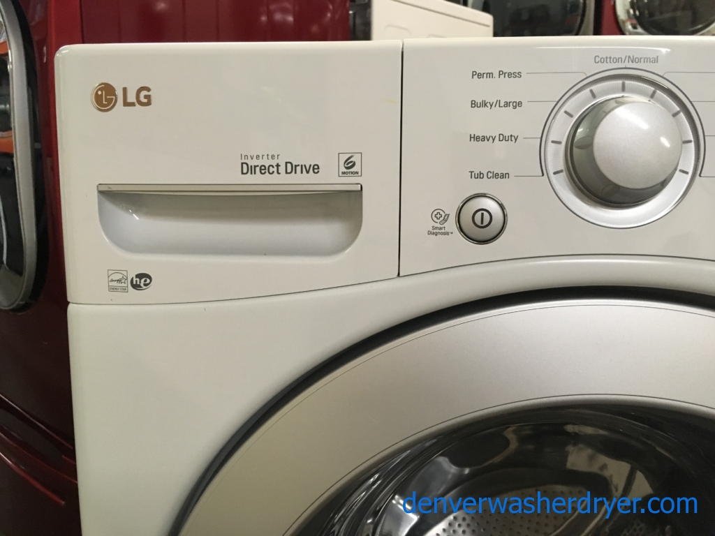 Large Images for LG FrontLoad Washer, White, Capacity 4.5 Cu.Ft., HE