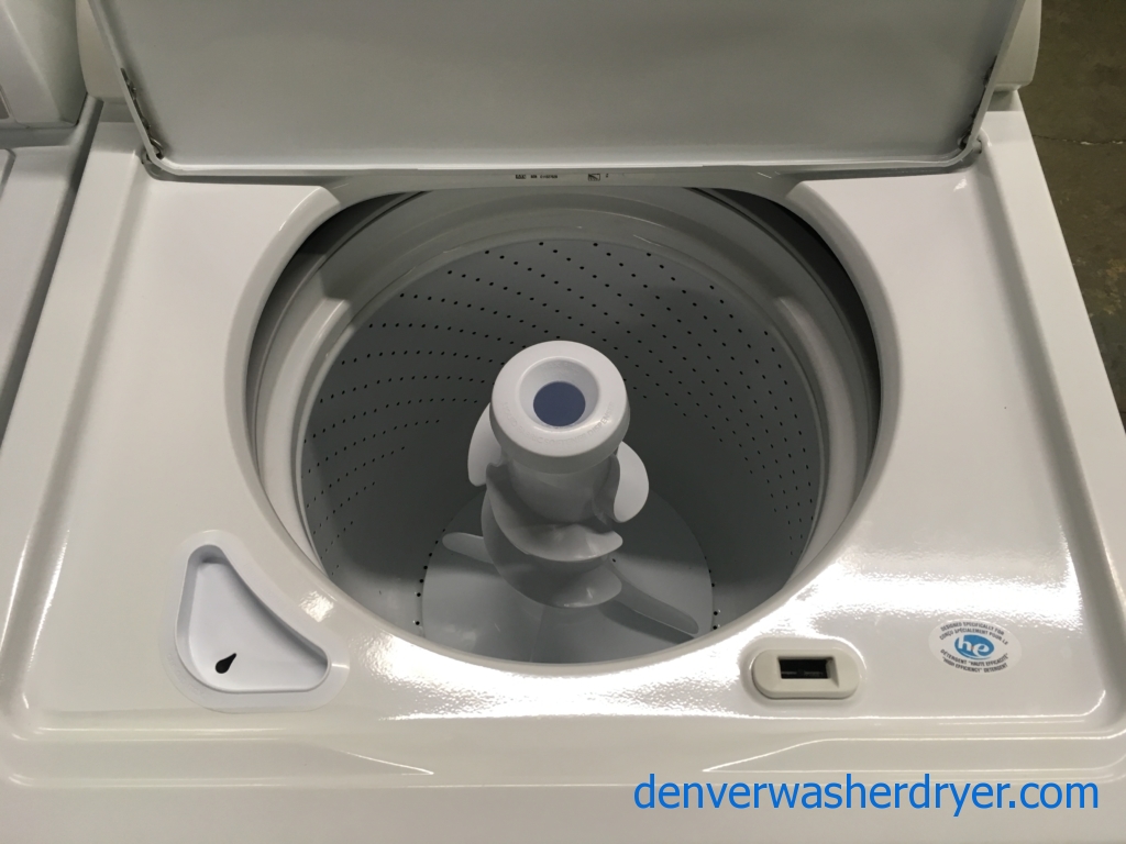 Newer Whirlpool Washer, HE, Agitator, Auto-Load Sensing, Capacity 3.4 Cu.Ft., Extra-Rinse Option, Quality Refurbished, 1-Year Warranty!