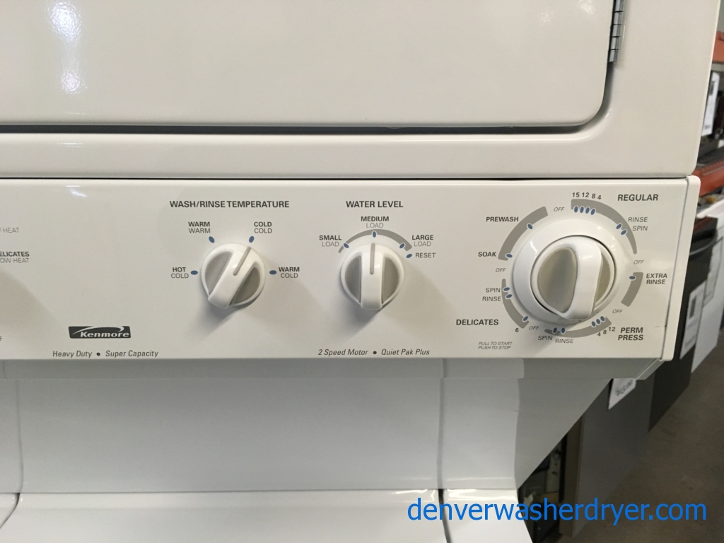 Large Images for Kenmore Unitized Laundry Center, 220V, HeavyDuty